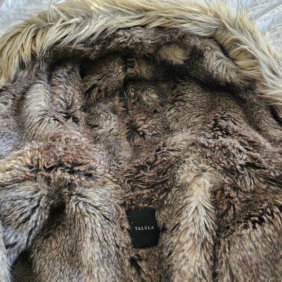 Aritzia Talula Faux-Fur Lined Jacket - Black - Sz XXS - Picture 4 of 16